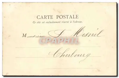 Szkoła Normalna Nauczycielek — Rennes, le Herbourg — De Jongh, fot., Neuilly-Paris — Rewers