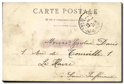 Rennes - Archevêché — wydawca A.G., nr 8 — Rewers