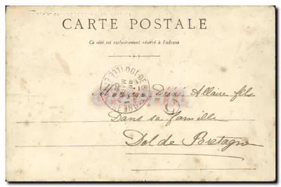 Rennes - Chêpe Henri XV - Mille remerciements — Verso