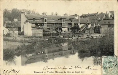 Rennes — Vieilles Maisons du Pont de Saint-Cyr — A.G. - 570