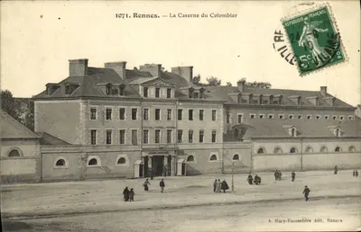 Rennes — La Caserne du Colombier — E. Mary-Rousselière édit. Rennes