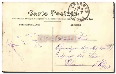 CPA Union De La Bretagne A La France Rennes Militaria — Verso