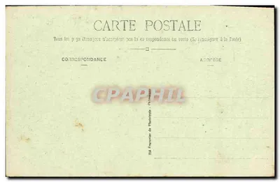 Rennes — La Faculté des Lettres — Hôpital Militaire Temporaire N°5 — Verso