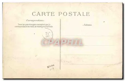 CPA Rennes L Hotel des Postes Incendie le 29 juillet 1911 Sapeurs Pompiers Chevaux Attelage TOP — Verso