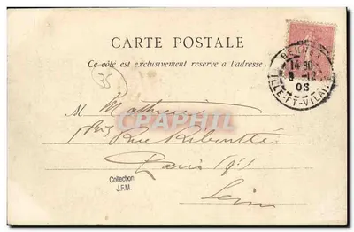 Rennes — G.F. Hayvan Pazarı — Arka yüz