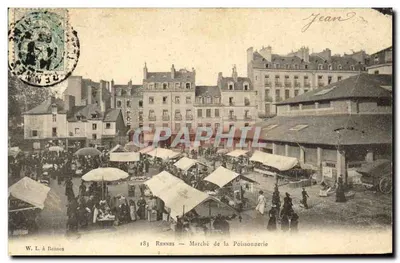 Rennes — Marché de la Poissonnerie — W. L. à Rennes