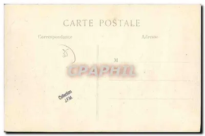 Prisonniers allemands travaillant aux environs de Rennes — La Guerre de 1914 — L. C. H. Paris, n° 195 — Verso