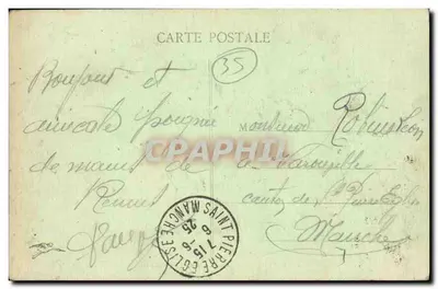 Rennes - Rue de Rohan i Pont de Nemours — wydawca nieznany, n° 70 — Rewers