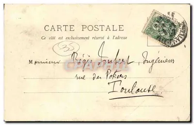 CPA Rennes Palais de Justice Cabinet du procureur general — Verso
