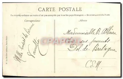 Côte d'Émeraude - De strand van Rochebonne - De Werken van de Zee — HLM 165 — Achterkant