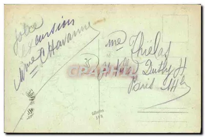 Costa de Esmeralda - Emerald Coast — Playa de Rochebonne — G. F. — n° 4849 — Editado en St-Malo — Reverso