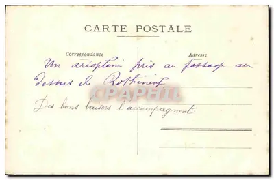 Rothéneuf - Mers-éc-villeine. Aeronave dos Châlets. — Verso