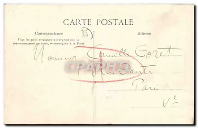 Côte d'Émeraude — Uma visita aos Rochers sculptés — G.F. n°3524 — Verso