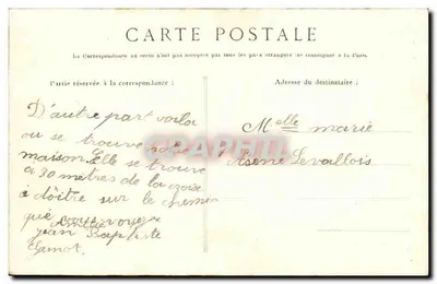Costa de Émeraude — La Croix de la Roche y las Villas — G.F. — Reverso