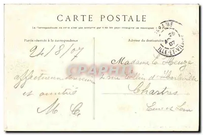 Rotheneuf — Ermita, autor Rochers Sculptés — G.F. n°4466 — Rewers