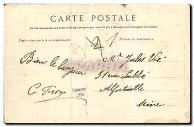 Rothenneuf — Een hoekje van de Havre G.F. — Collectie GERMAIN zoon âné Saint-Malo — Achterkant