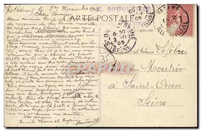 Rotheneuf — Het Dorp — G.F. — Collectie Germain Fils, Saint-Malo — Achterkant