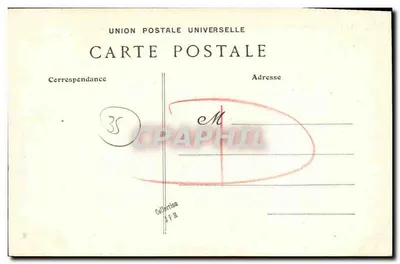 Costa de Esmeralda — Vista de Rothenneuf — G.F. (editor) — Verso