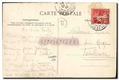 Rotheneuf — O Eremita entre suas obras — Editor C.D. (n° 1055) — Verso