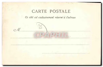 Côte d'Émeraude — Skulpienie skał przez eremita — G. F. (Grainmain syn, Saint-Malo) — Rewers