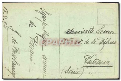 Côte d'Émeraude — Visite aux Rochers sculptés — ROTHÉNEUF. G. F. n° 3524 — Verso