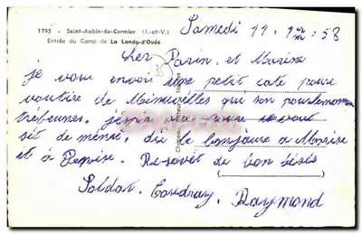Centrum Szkolenia 44 R.I. — wejście na teren obozu — wydawca Rosy — Rewers