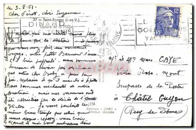 Place de la Plage — Saint-Enogat (Ille-et-Vilaine) — Éditions Caby — Rewers