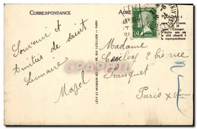 Saint-Lunaire — Le Décollé — editor LL — Verso