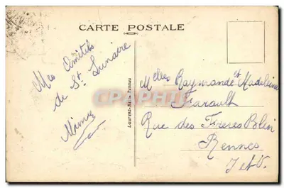 Saint-Lunaire - Promenade du Décollé — Côte d'Emeraude, wydawca n°1701 — Rewers