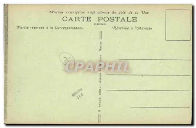 Saint-Lunaire — Le Décotille — La Croix et la Promenade — G. Arraud, wydawca — Rewers