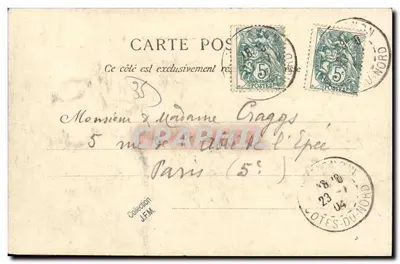 Saint-Lunaire — Vista Geral — Côte d'Emeraude — G.F. 2251 — Verso