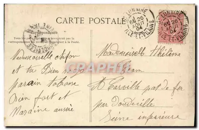 Saint-Lunaire — A Chegada G.F. — Costa de Émeraude, n°3732 — Verso