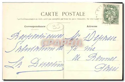 Saint-Lunaire - La Playa y el Gran Hotel — Colección Germain fils aîné, Saint-Malo — Reverso
