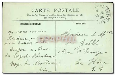 Saint-Lunaire — A Nova Igreja — LL. — Verso