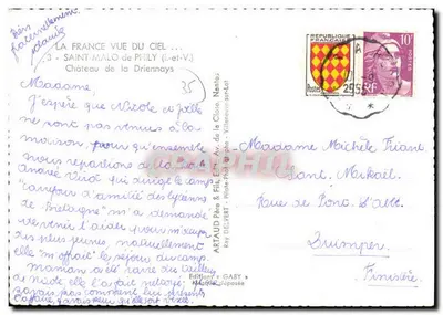 Castello di La Driennays — Saint-Malo (Il-et-Vil) — Edizioni Gaby — Verso
