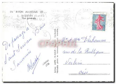 Saint-Servan (Ille-et-Vilaine) — Vista general — Edición LAPIE — Reverso