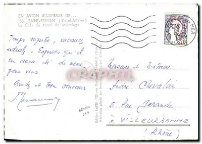 Saint-Servan (Ille-et-Vilaine) — La Cale du canal de sauvetage — Édition LAPIL — Rewers
