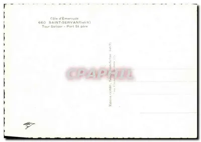 Saint-Servan — Torre Solidor — Édition GORSF — Verso