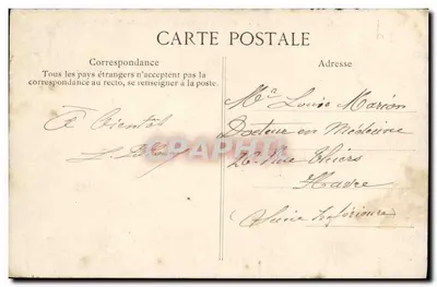 Saint-Servan — Praia dos Bas-Sablons — Editor ELD, n° 467 — Verso