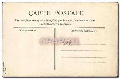 Saint-Servan — vue générale avec la tour de la citadelle — éditeur L.V. & Cie — Verso