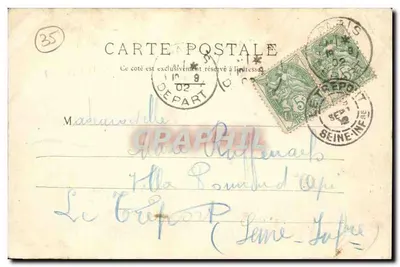 Saint-Servan — Algemene uitzicht — J.T. uitgever, Parijs, N° 81 — Achterkant
