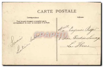 Saint-Servan — O Marégrafo e a Cale — G. F. — Verso