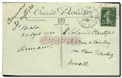 Saint-Servan — Wieża Solidor — LL — Rewers