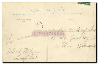 St-Servan - O Porto Solidor - G. F. - Coleção Germain fils, Saint-Malo — Verso