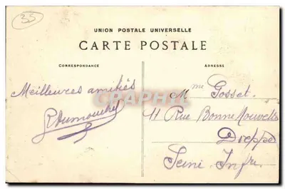 Saint-Servan — Vista Geral — Torre Solidor — G.F. — Verso