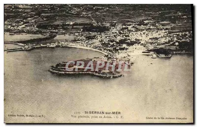 St-Servan-sur-Mer — Vista geral tirada de avião — Edição Gudrin, St-Malo (L.-et-V.)