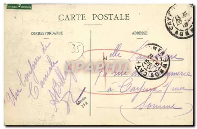 Saint-Servan — Ogólny widok miasta — G. F. — nr 4183 — Rewers