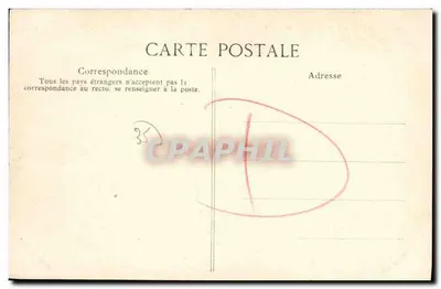 Saint-Servan — L'Hotel de Ville — Côte d'Émeraude — Verso