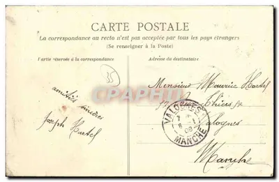 Saint-Servan - Rue Ville-Pépin — A.G. — éditeur A.G. n°213 — Verso