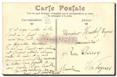 Saint-Servan — La Grande-Rue — Editore non identificato, n° 249 — Verso
